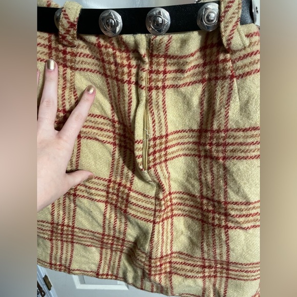 Vintage Plaid Skirt - Picture 2 of 5